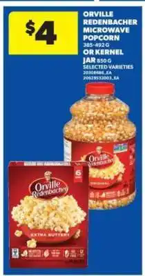 Real Canadian Superstore Orville Redenbacher Microwave Popcorn or Kernel Jar offer