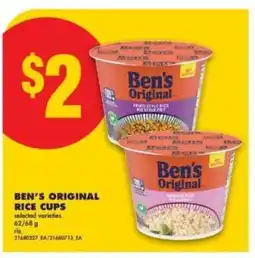 No Frills BEN'S ORIGINAL Rice Cups offer
