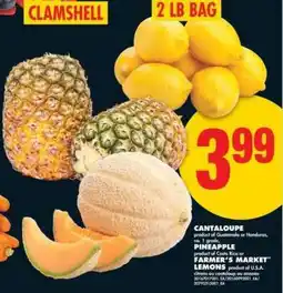 No Frills Cantaloupe, Pineapple, Lemons offer