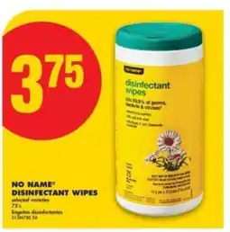 No Frills NO NAME DISINFECTANT WIPES offer