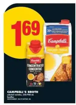 No Frills CAMPBELL’S BROTH offer
