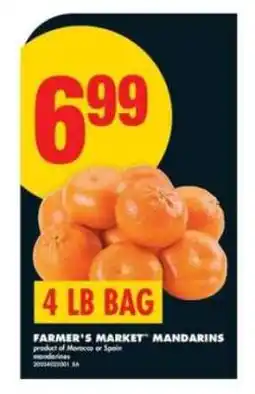 No Frills FARMER'S MARKET MANDARINS offer