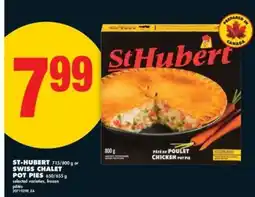 No Frills ST-HUBERT or SWISS CHALET POT PIES offer