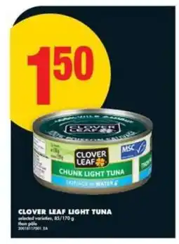 No Frills CLOVER LEAF LIGHT TUNA offer