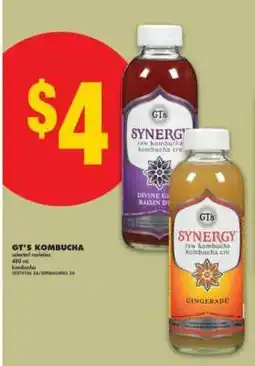 No Frills GT'S KOMBUCHA offer