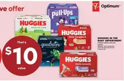 No Frills HUGGIES IN THE BABY DEPARTMENT offer