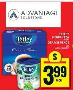 Food Basics TETLEY HERBAL TEA offer