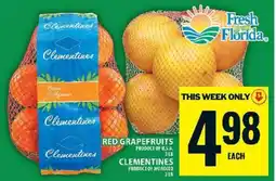 Food Basics RED GRAPEFRUITS offer