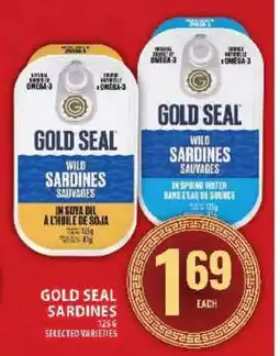 Food Basics Gold Seal Sardines offer