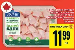 Food Basics Prime Raised Without Antibiotics Chicken Breast offer