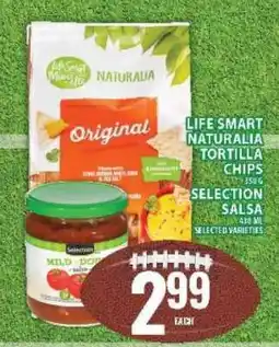 Food Basics Life Smart Naturalia Tortilla Chips & Selection Salsa offer