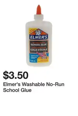 Dollarama Elmer's Washable No-Run School Glue offer