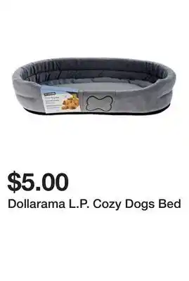 Dollarama Dollarama L.P. Cozy Dogs Bed offer