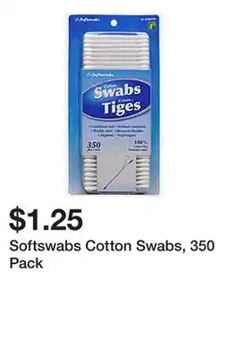 Dollarama Softswabs Cotton Swabs offer