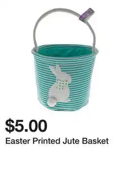 Dollarama Easter Printed Jute Basket offer