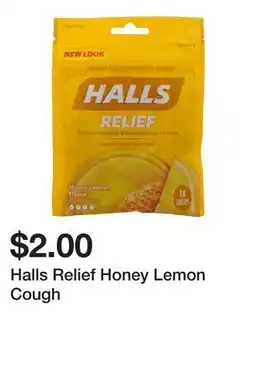 Dollarama Halls Relief Honey Lemon Cough offer