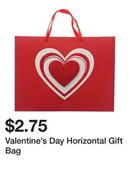 Dollarama Valentine's Day Horizontal Gift Bag offer