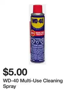 Dollarama WD-40 Multi-Use Cleaning Spray offer