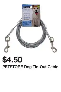 Dollarama PETSTORE Dog Tie-Out Cable offer