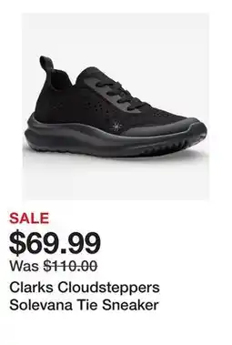 TSC Stores Clarks Cloudsteppers Solevana Tie Sneaker offer