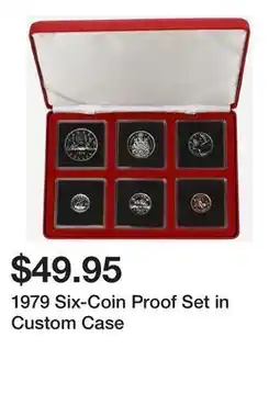 TSC Stores 1979 Six-Coin Proof Set in Custom Case offer