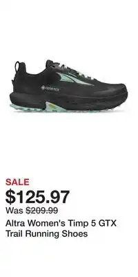 Sport Chek Altra Women's Timp 5 GTX Trail Running Shoes offer