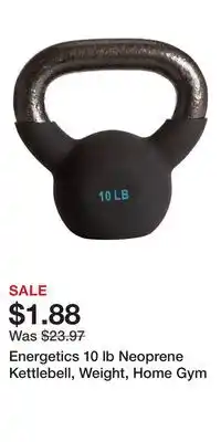 Sport Chek Energetics 10 lb Neoprene Kettlebell, Weight, Home Gym offer