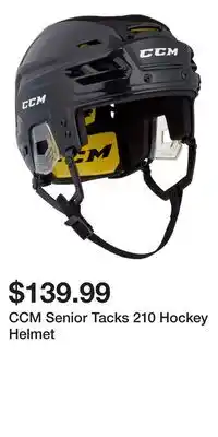 Sport Chek CCM Senior Tacks 210 Hockey Helmet offer
