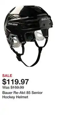 Sport Chek Bauer Re-Akt 85 Senior Hockey Helmet offer