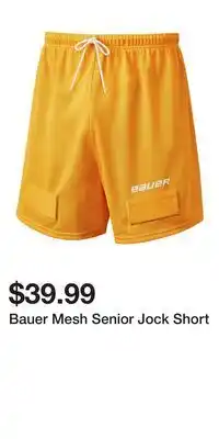 Sport Chek Bauer Mesh Senior Jock Short offer