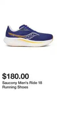 Sport Chek Saucony Men's Ride 18 Running Shoes offer