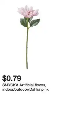 IKEA SMYCKA Artificial flower, indoor/outdoor/Dahlia pink offer