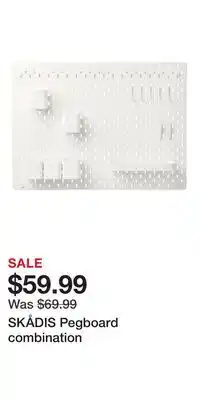 IKEA SKÅDIS Pegboard combination offer