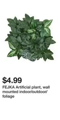 IKEA FEJKA Artificial plant, wall mounted indoor/outdoor/foliage offer