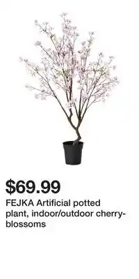 IKEA FEJKA Artificial potted plant, indoor/outdoor cherry-blossoms offer