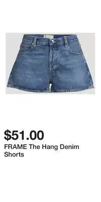 Holt Renfrew FRAME The Hang Denim Shorts offer