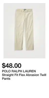 Holt Renfrew POLO RALPH LAUREN Straight Fit Flex Abrasion Twill Pants offer