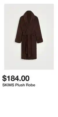 Holt Renfrew SKIMS Plush Robe offer