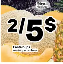 Val-Mont Mûres Mexique Cantaloups offer