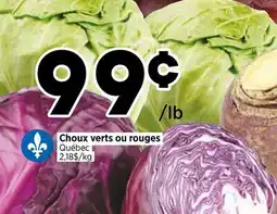 Val-Mont Choux verts ou rouges offer