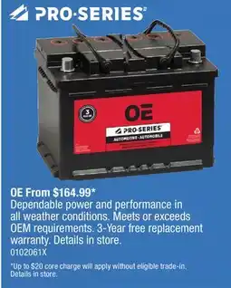 PartSource PRO-SERIES Dependable power and performance in all weather conditions offer