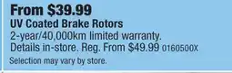 PartSource Brembo UV Coated Brake Rotors offer