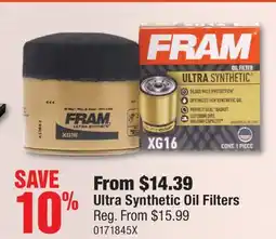 PartSource FARM Ultra Synthetic Oil Filters offer
