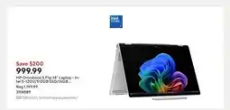 Staples HP Omnibook 5 Flip 14 Laptop - Intel 5-120U/512GB SSD/16GB RAM/Windows 11 Home offer
