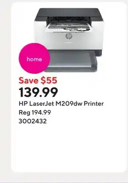 Staples HP LaserJet M209dw Printer offer