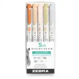 Staples Zebra Mildliner Dual-tip Highlighters, Neutral Colours offer