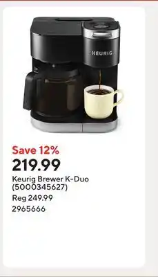 Staples Keurig Brewer K-Duo (5000345627) offer