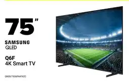 Visions Electronics 75 SAMSUNG Q6F 4K Smart TV offer