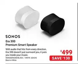 Visions Electronics SONOS Era 300 Premium Smart Speaker offer