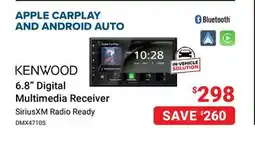 Visions Electronics KENWOOD 6.8 Digital Multimedia Receiver offer